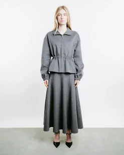 Long Panel Skirt