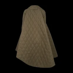 Long Quilted Trench