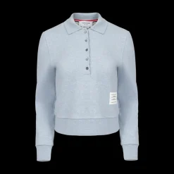 Long-Sleeved Polo Top