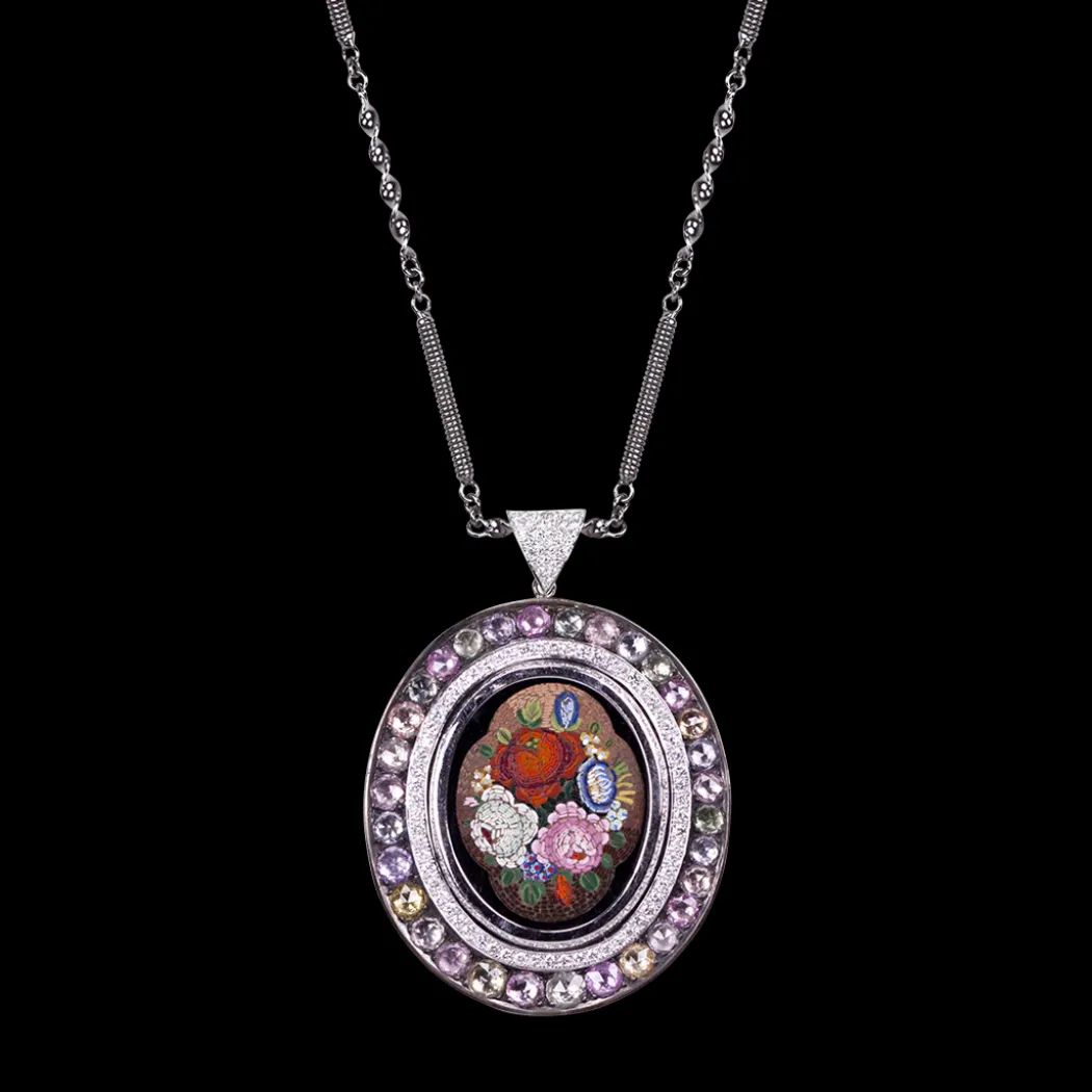 Marqueterie Pendant