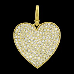 Medium Diamond Heart Pendant