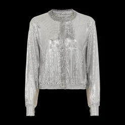 Mesh Bomber Jacket