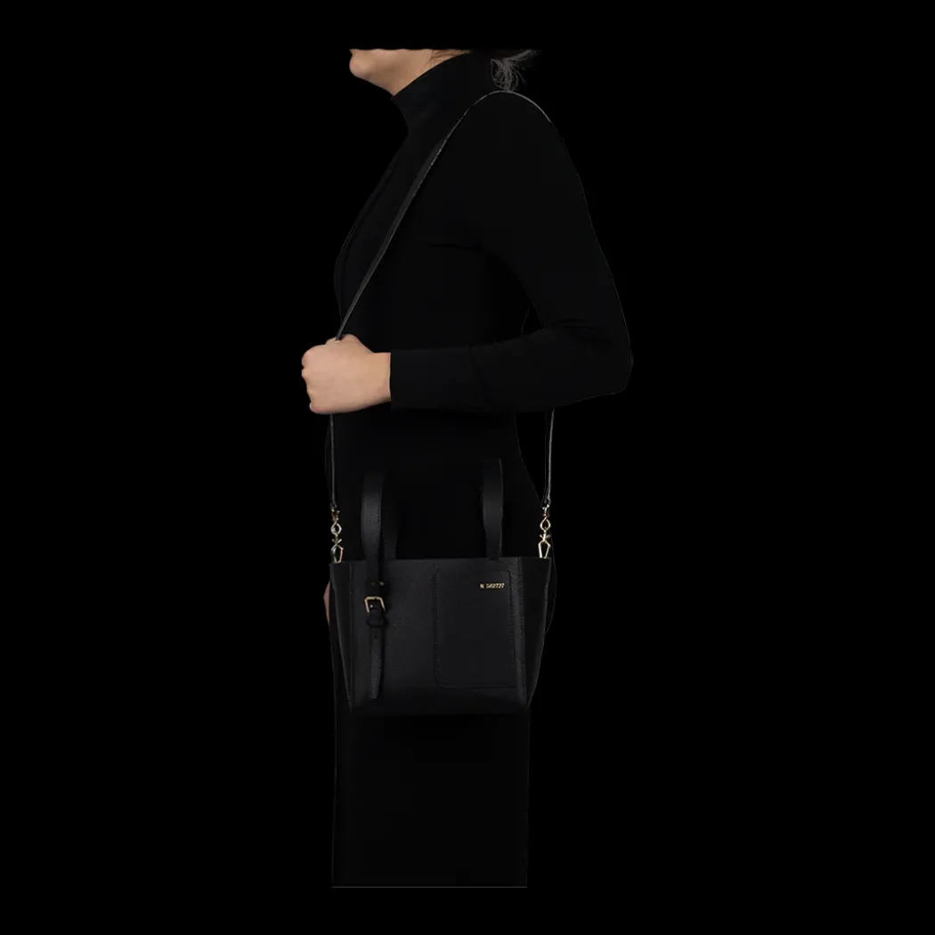 Mini Black Bucket Bag