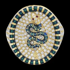 Nouvelle Serpent Jumbo Signet Ring