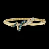 Nouvelle Serpent Metallic Enamel Bangle