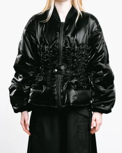 Nylon Twill Bomber Jacket