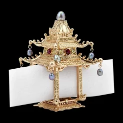 Pagoda Napkin Jewels (Set of 2)