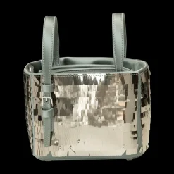 Paillettes Micro Bucket Bag