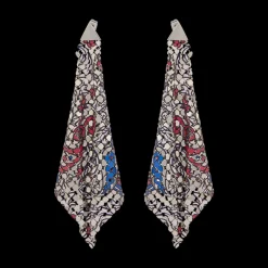 Paisley Chainmail Earrings