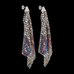 Paisley Chainmail Earrings