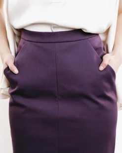 Pencil Midi Skirt