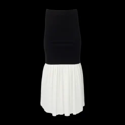 Peplum Maxi Skirt