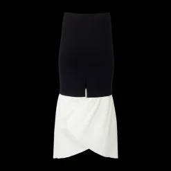 Peplum Maxi Skirt