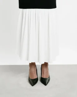 Peplum Maxi Skirt