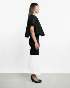 Peplum Maxi Skirt