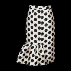 Polka Dot Midi Skirt