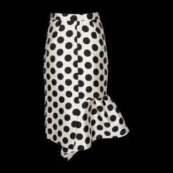 Polka Dot Midi Skirt