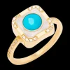 Ray White Turquoise Ring