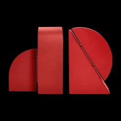 Red Cubist Bookend