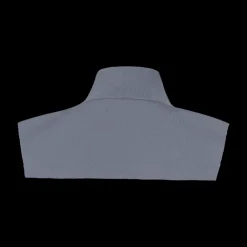 Ribbed High-Neck Plastron
