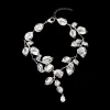 Rose Vine Crystal Necklace