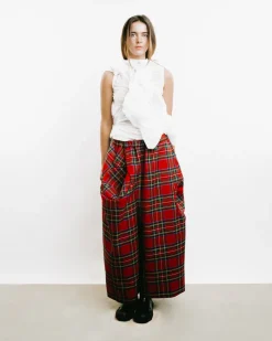 Ruffled Draped Top