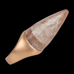 Rutilated Quartz Unicorn Ring