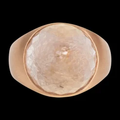 Rutilated Quartz Unicorn Ring