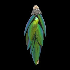 Scarab Bunch Tsavorite Drop Earring