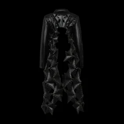 Sculptural Leather Jacket