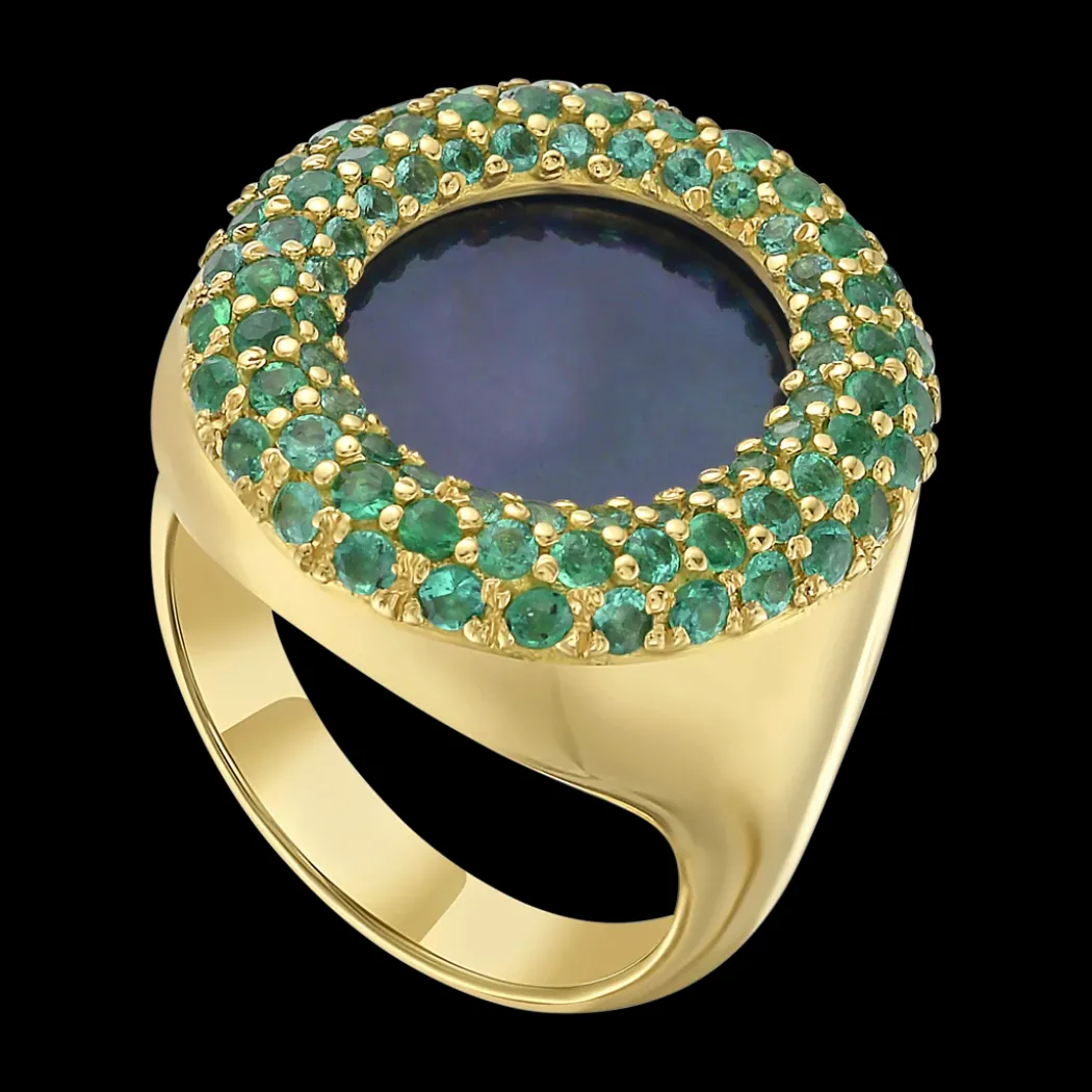 Seasons™ Emerald Interchangeable Ring