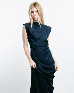 Silk Jacquard Dress