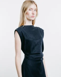 Silk Jacquard Dress