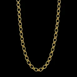 Small Chain Necklace With Diamond Toggle
