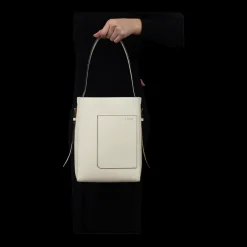 Small Ivory Bucket Bag