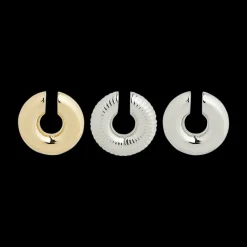 Solid & Fluted Ear Cuff Set