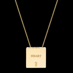 Stones of Wisdom Square Garnet Necklace