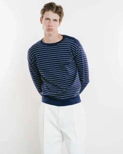 Striped Knit Pullover