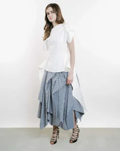 Studded Exomoon Skirt