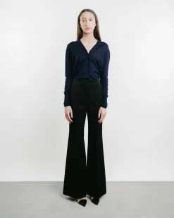 Tailored Fit Flared Trousers