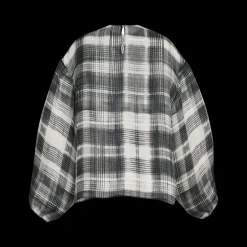 The Briggs Smeared Plaid Blouse