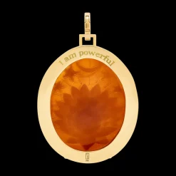 The Lotus Cameo Extra Large Pendant