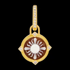 The Sun Cameo Earrings (Pair)