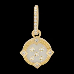 The Universe White Earrings (Pair)