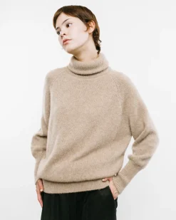 Turtleneck Raglan Sweater