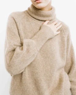 Turtleneck Raglan Sweater