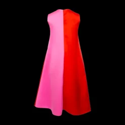 Two-Tone Midi Dress