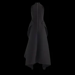 Varsity Draped Midi Dress