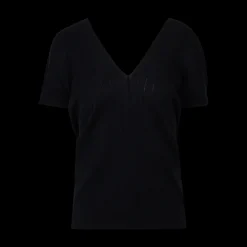 V-Neck Ribbed Knit