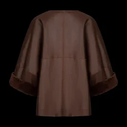 V-Neck Shearling Jacket